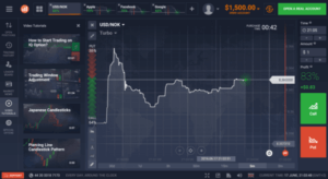 Plataforma da Corretora IQ Option