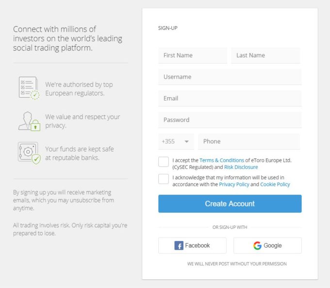 etoro registration